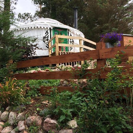 The Tall Pines Yurt เฮล์มสเดล ภายนอก รูปภาพ